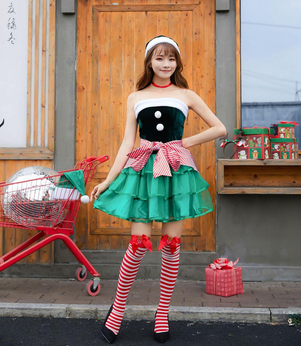 クリスマス服クリスマスワンピース可愛らしいワンピースCOSPLAY XY2-25508