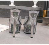 14.5cmスティレットローズサンダルYN5014