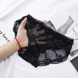 【17タイプ】黒 レース 刺繡 紐パン 下着 パンティ パンツ MY8-RS8883#