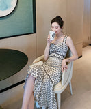 スリムフィットのレーススリングラップ胸ドレス2180