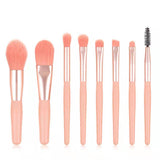 収納ケース付き 8本セット メイクブラシ セット 韓国 プロ用 メイク 持ち便利　MY9032