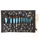 12本 メイクブラシセット 収納ポーチ付き 高見え 桜 かわいい メイクブラシ ファンデーション ブラシ MY9034