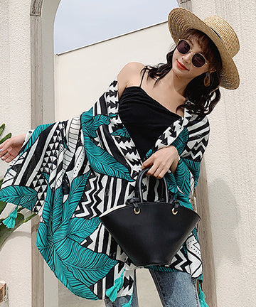 花柄 スカーフ 韓国ファッション 海辺用  清新感 旅行用 LT9-CMA151