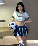 ワールドカップ ミニドレス チアリーディング服 ナイトクラブ 新作 XH2-18YX0804