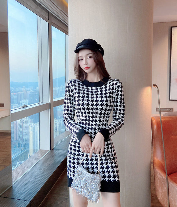 ビッグセール‼ 2021冬限定 ミニドレス 長袖 二次会 同伴 美脚効果 ファッション XY2-MLS5220