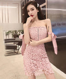 レディースワンピース 二次会ドレス キャバ キャバドレス ペプラム 結婚式 レースワンピースDZ22013