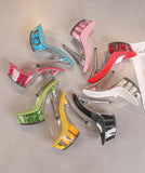 14.5cmスティレットローズサンダルYN5014