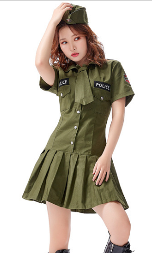 cosplay  警察の兵士 ハロウィンドレス YN2047
