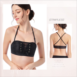 ずれにくい 盛れる ストラップレスブラ YN7005