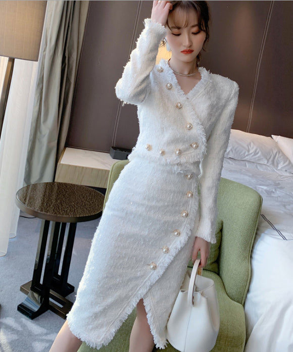 秋冬新作  フリンジエッジスーツ【YN2102】