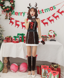 茶色のトナカイの衣装をコスプレYN2116