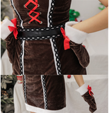 茶色のトナカイの衣装をコスプレYN2116