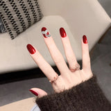 ネイルラップ マニキュア ネイルアート女性  ギフト 可愛い ネイルシール 5枚セット YN9001