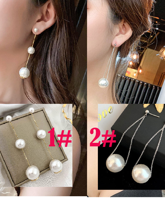 ロングパールイヤリング YN3023