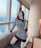 ビッグセール‼ 2021冬限定 ミニドレス 長袖 二次会 同伴 美脚効果 ファッション XY2-MLS5220