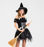 ハロウィンかわいい魔女のドレス【2点セット】 YN2052