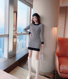 ビッグセール‼ 2021冬限定 ミニドレス 長袖 二次会 同伴 美脚効果 ファッション XY2-MLS5220