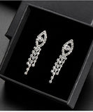 首飾り イヤリングセット ネクレス  ピアス ダイヤ キラキラ LT9- DBHBCA455-A