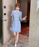 レース ミニドレス フォーマル ワンピース セクシー  おしゃれ 上品 LT2-JY5043