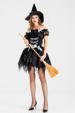 ハロウィンかわいい魔女のドレス【2点セット】 YN2052