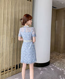 レース ミニドレス フォーマル ワンピース セクシー  おしゃれ 上品 LT2-JY5043