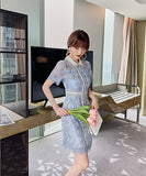 レース ミニドレス フォーマル ワンピース セクシー  おしゃれ 上品 LT2-JY5043