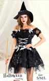 ハロウィンかわいい魔女のドレス【2点セット】 YN2052