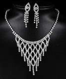 首飾り イヤリングセット ネクレス  ピアス ダイヤ キラキラ LT9- DBHBCA455-A