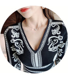 ゴージャス 花柄 3色 新作登場 長袖 冬限定 Ⅴネックミニドレス キャバドレス 二次会 XY2-MLS5239