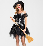 ハロウィンかわいい魔女のドレス【2点セット】 YN2052