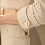 ワンピカット スリーブ クラブドレス 七分袖 タイト ひざ丈 レディース XY2-ZRD887313E