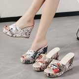 【日本倉庫・即日発送可能】2色 スリッパ ハイヒール サンダル 新作 脚長効果 XH5-HYSY11