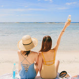 2色 モノキニ タンキニ かわいい チェック柄 韓国スタイル 体型カバー 水着 MY7009-BY2390