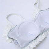 フリル 可愛い お洒落 水着 レディース 体型カバー MY7001