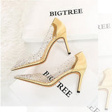 透明 キラキラ セクシー 美脚効果 高見え ハイヒール パンプス MY5019