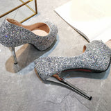 2色 キラキラ ダイヤモンド 高見 ハイヒール パンプス MY5009-ZJ9711-7