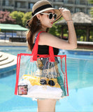 防水 バッグ トートバッグ 透明 便利 大容量 おしゃれ MY9022