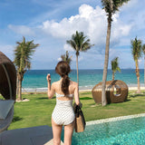 水玉 かわいい 韓国 体型カバー おしゃれ 水着 レディース MY7006