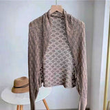 ショール 肩掛け 高見え マント レディース かわいい コーデ MY9030