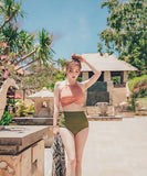 【2点セット】ビキニ 水着 着痩せ しゃれてかわいい 海辺 YT7-KSD-2