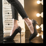 【2色】スーパー ハイヒール 厚底 靴 パンプス YN5020