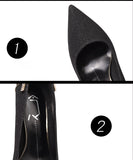 【2色】スーパー ハイヒール 厚底 靴 パンプス YN5020