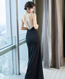 刺繡 レース 高級 レディース 肌見せ 谷間魅力 同伴 ロングドレス キャバドレス MY2039-XYD2136