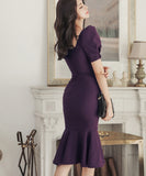 キャバドレス ミニドレス フリル 高見え セール 新作 MY2-MLS4742