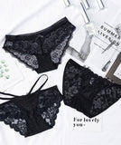【17タイプ】黒 レース 刺繡 紐パン 下着 パンティ パンツ MY8-RS8883#