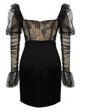 ゴージャス レース キラキラ チュール 宴会 セクシー 披露宴 パッチワーク XH2-JY20009