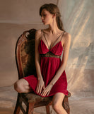 【バレンタイン】3色 セクシー パジャマ ルームウェア 勝負 えちえち 肌見せ MY8-GR566