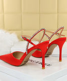 4色 ハイヒール 宴会 ダイヤモンド 淑やか サンダル 高級感 XH5-DS221-1