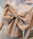 【上下2点セット】ワイドパンツ リボン かわいい 新作 夏 ゴージャス MY2-JY3953