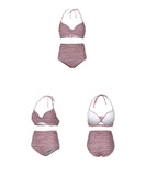 新色追加‼レベルアップ 爆売れ 再入荷 チェック柄 かわいい ビキニ 水着 タンキニ モノキニ YN7014-KDS1831